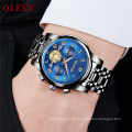 OLEVS 2859 Casual Sport Watches for Men Brand Luxury Military Business Retro Men's Clock Fashion Chronograph Wristwatch design